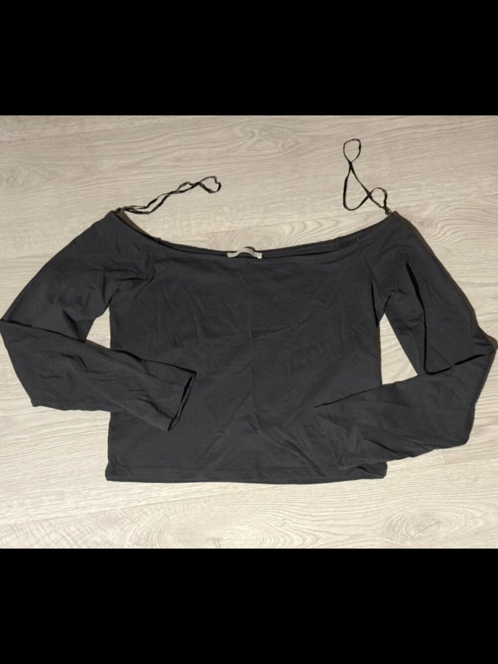 Off-Shoulder Long Sleeve Top